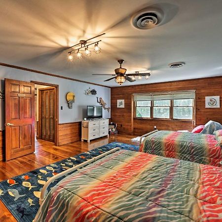 Bayfront Blounts Creek Home Private Beach And Dock! Whichard Beach Exteriör bild
