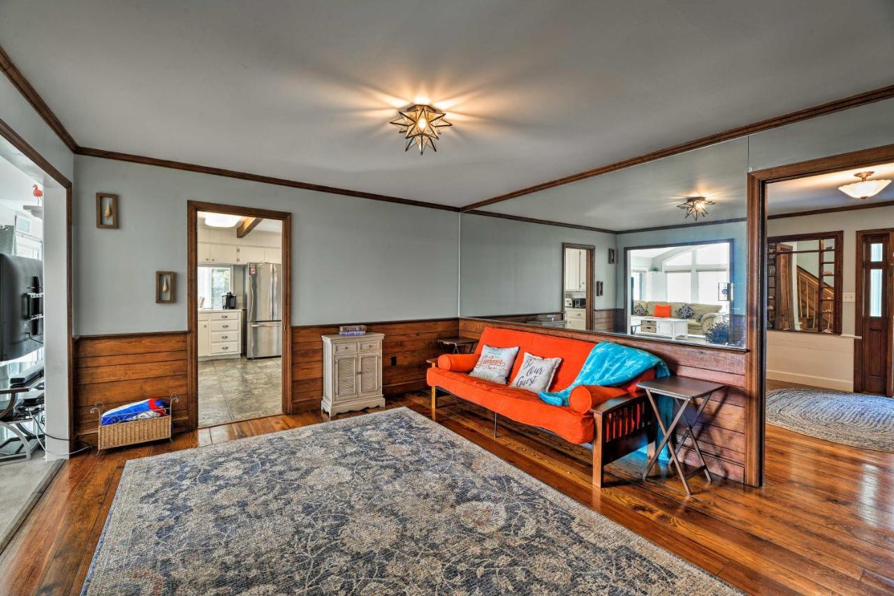 Bayfront Blounts Creek Home Private Beach And Dock! Whichard Beach Exteriör bild